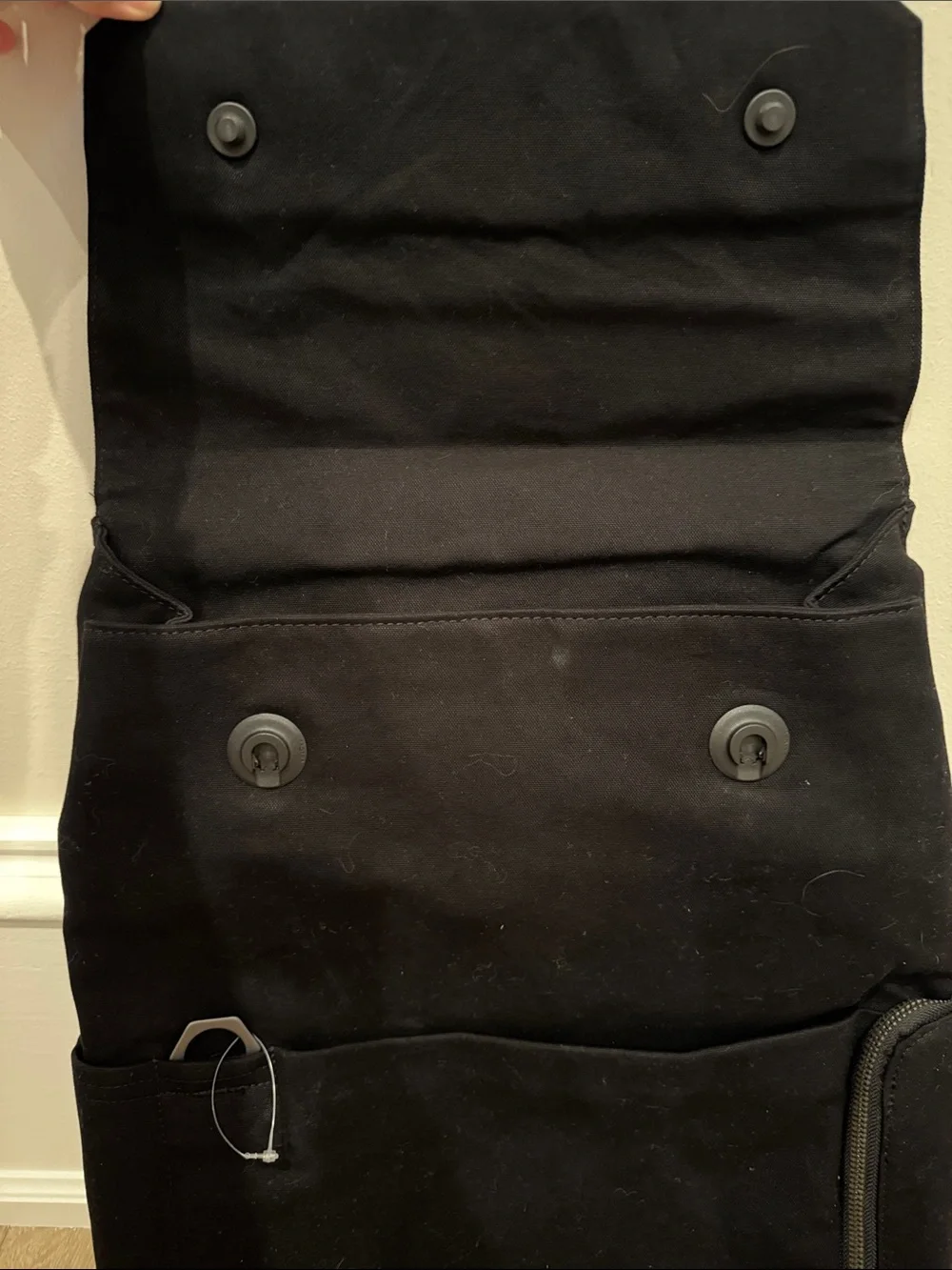 Timbuk2 Foundry Pack is a black canvas backpack